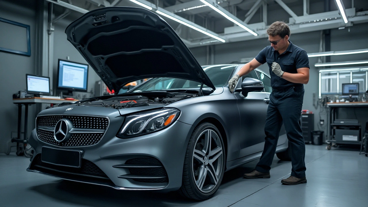 Průvodce instalací autodiagnostiky pro Mercedes-Benz