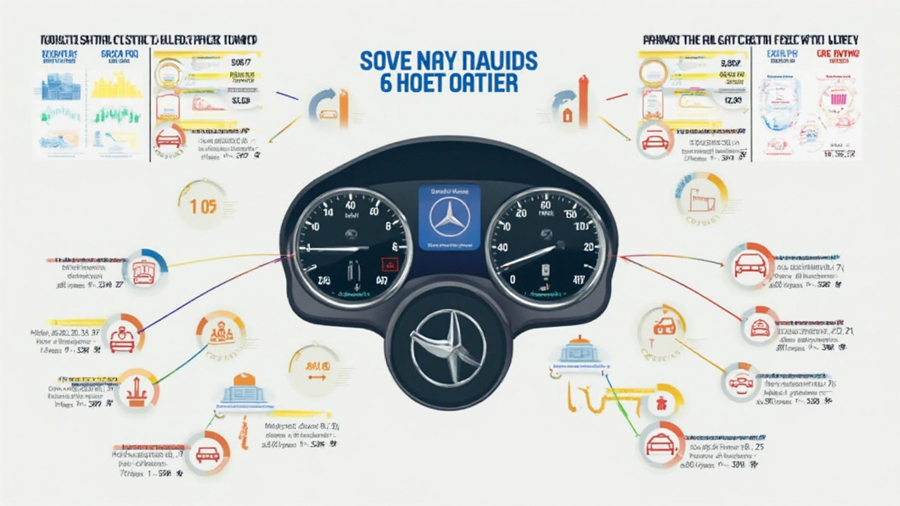 Jak se liší ceny podle modelů Mercedes-Benz?