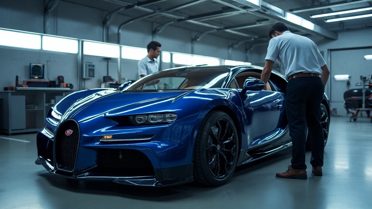 Bugatti Chiron servis: Cena údržby, náhradních dílů a zajímavosti