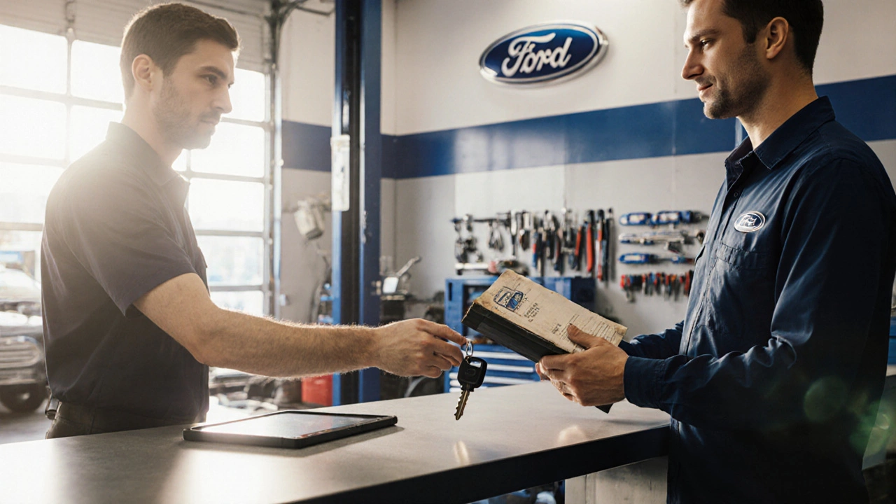 Co s sebou na servis auta Ford? Seznam nutných věcí, které nezapomenete