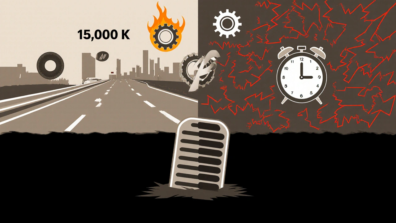 Konceptuální obrázek spojky, která pomalu klesá do temnoty s ukazatelem nákladů.