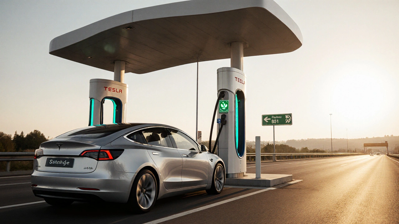 Nabíjení zdarma u Tesly - jak to funguje a kde získat výhodu