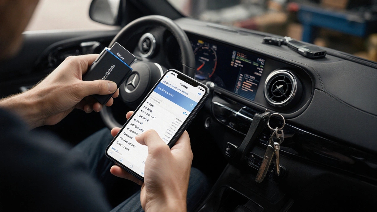 Jakou aplikaci na diagnostiku Mercedes-Benz použít v 2025?