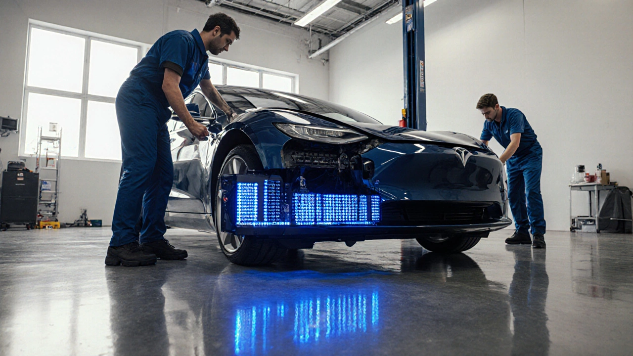 Kolik stojí výměna baterie v Tesla elektromobilu v roce 2025?