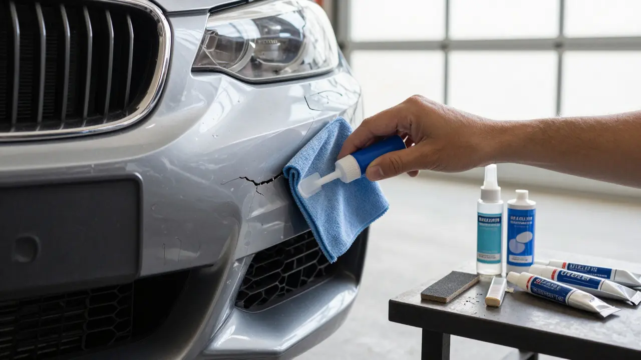 Jak opravit prasklý plast na autě: krok za krokem pro BMW a další modely