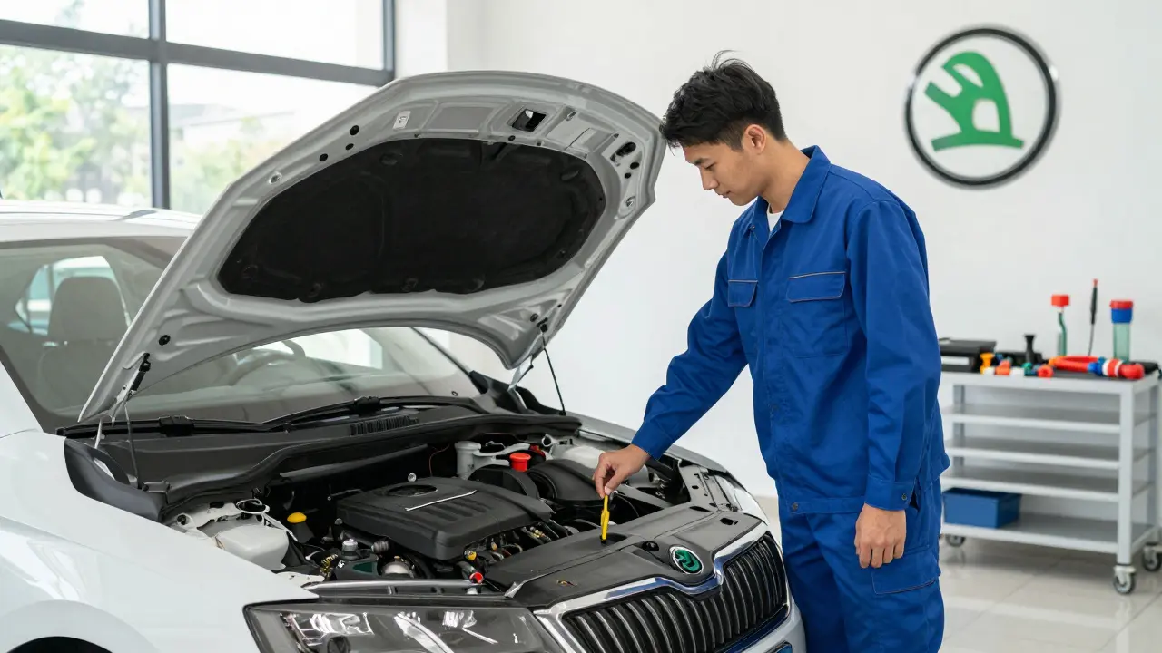 Kolik stojí garanční prohlídka Škoda? Přesné ceny a co zahrnuje