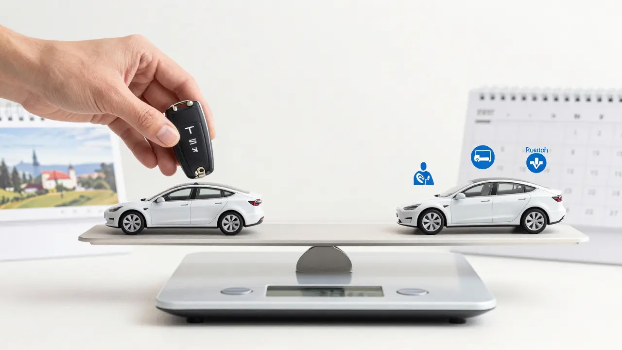 Rovnováha mezi cenou Tesly a slevami: státní podpora, doporučení a použité auto.
