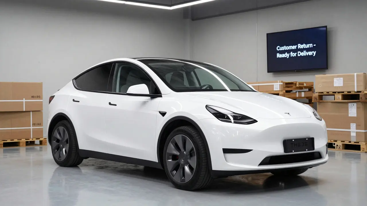 Co je to zánovní vůz? Vše, co potřebujete vědět o nových autích z Tesla