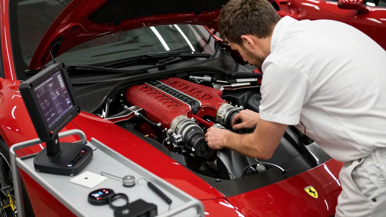 Kolik stojí servis Ferrari? Reálné náklady na údržbu luxusního auta v Česku